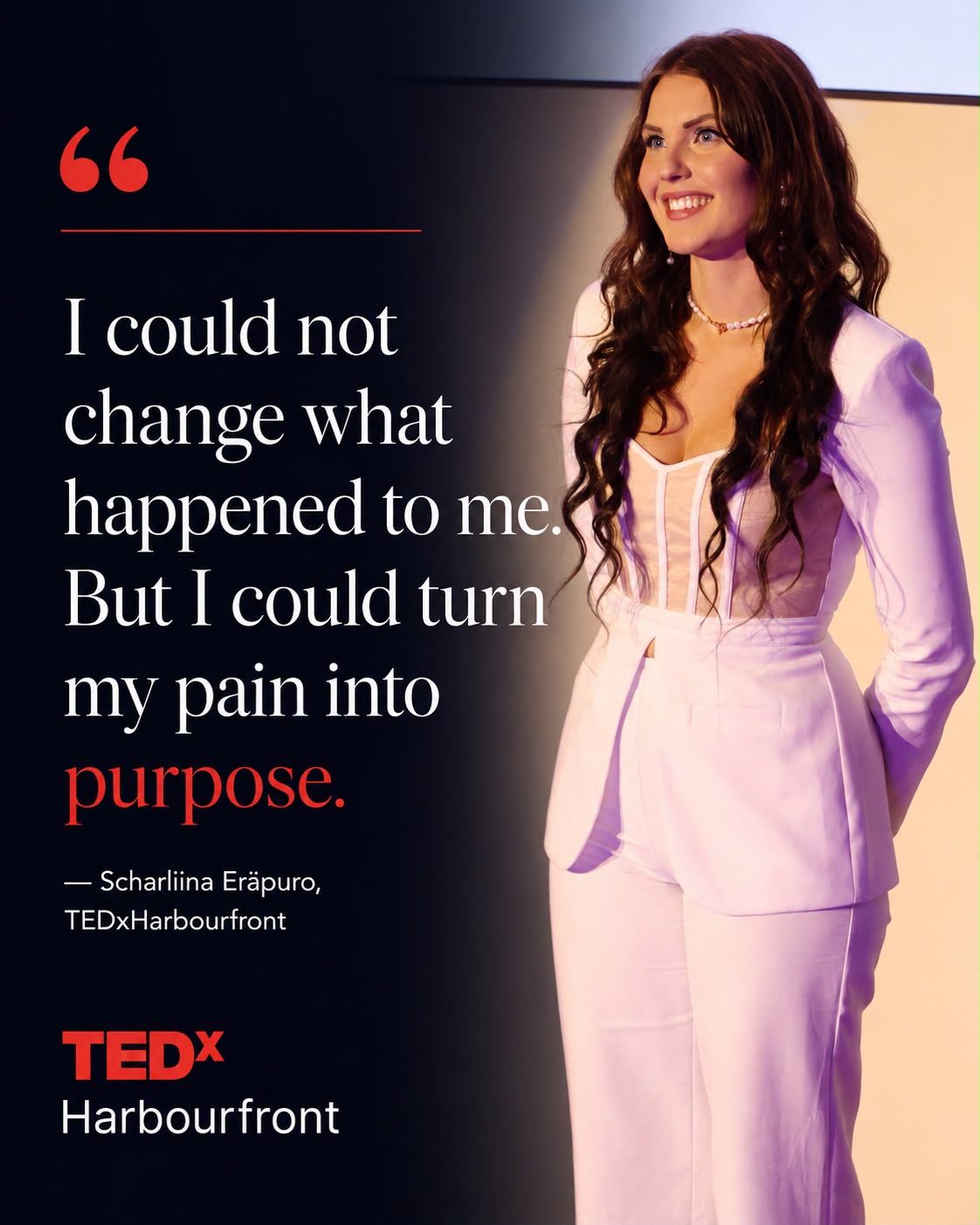 Scharliina's TEDx talk